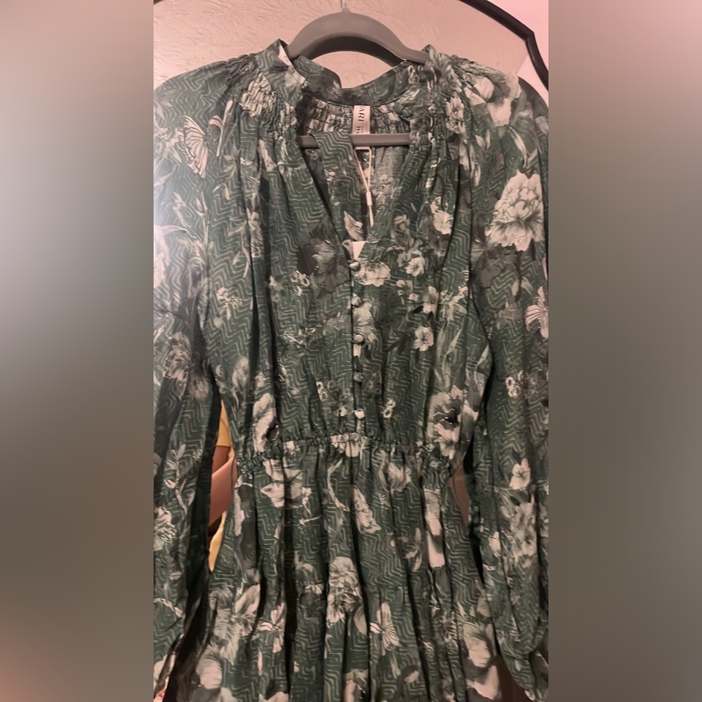 Kivari green long sleeve dress - Picture 4 of 4